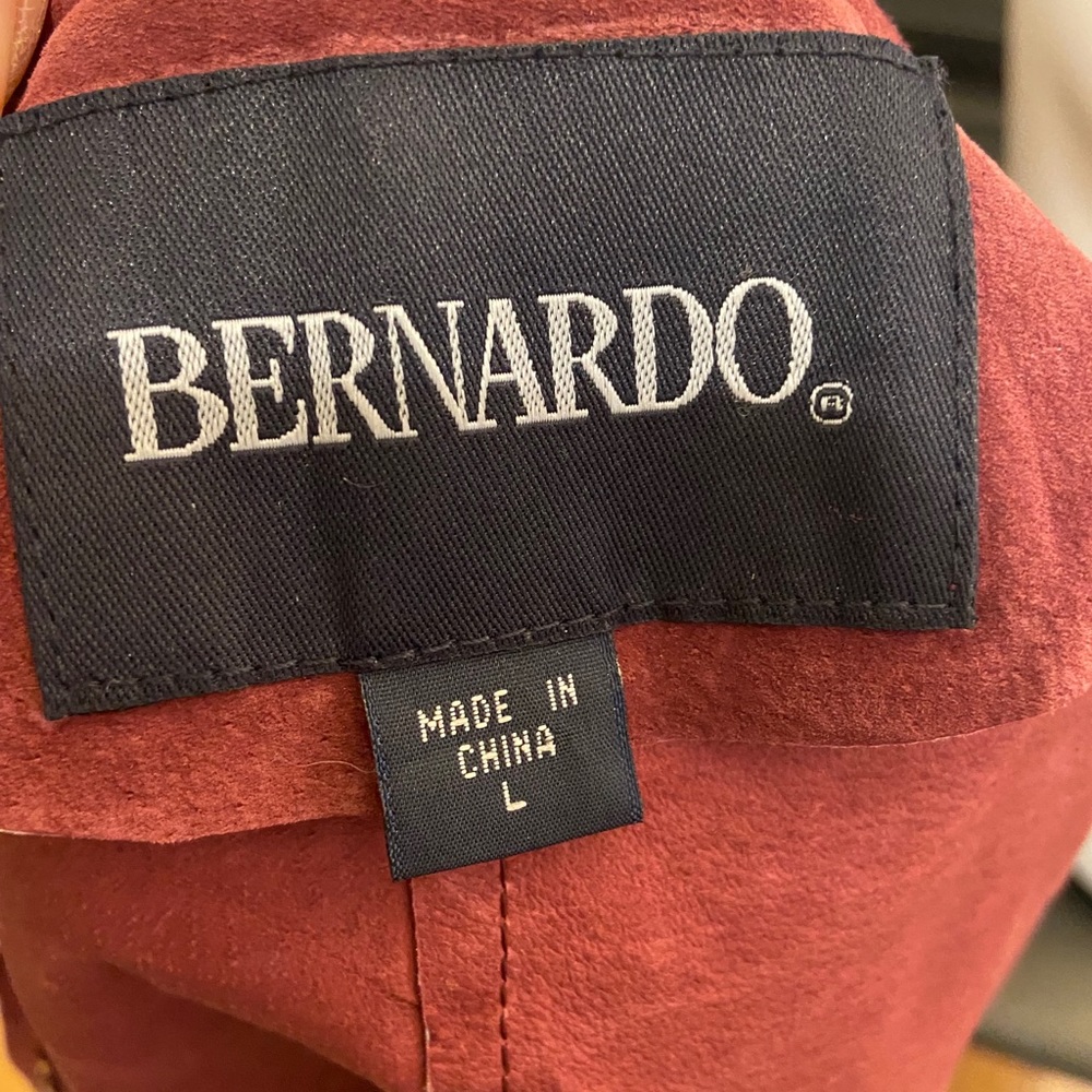 Vintage Bernardo Suede Jacket - Large - Picture 14 of 16
